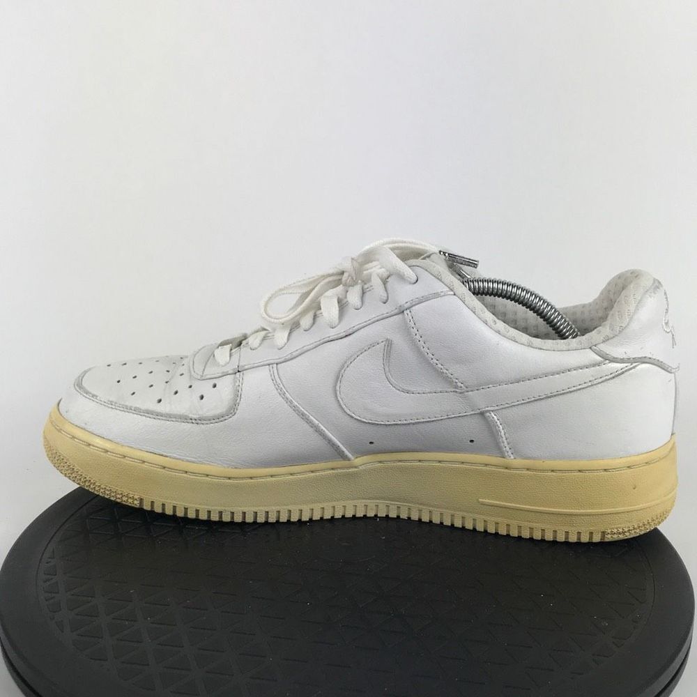 Nike Air Force 1 Premium White Leather 2006 315180-111 Men’s Size 12 - Picture 9 of 12